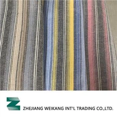 린넨 원사 염색 직물